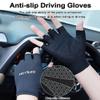 Fingerless Gloves Fishing Gloves Men & Women, Fingerless UV Protaction Gloves Driving Gloves Sailing Gloves Kayak Gloves Paddling Gloves Rowing Gloves, UV Gloves Sun Protection Gloves (Grey, X-Large) view 3