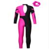 easyforever Kids Girls Long Sleeve Ballet Leotard Full Body Dance Unitard Jumpsuit Bodysuit with Hair Scrunchies Hot Pink 16 Years view 2