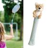 Badminton Racket Handle Cover, Plush Animal Doll Racket Grip, Knitting Grip Protector for Women Men, Badminton Accessories, Puppy view 4