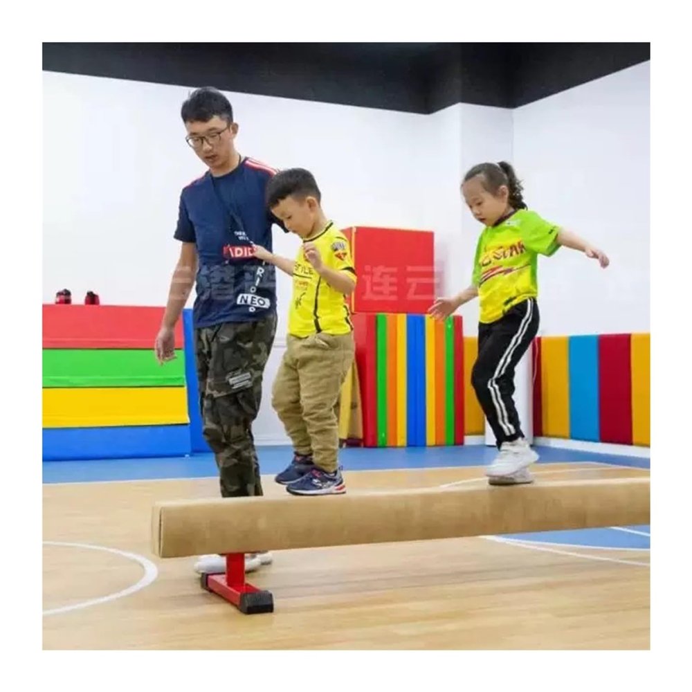 YXXSDP 6.6 Ft Long Balance Beam-Gymnastics Beam-Floor Beam for Kids Adults, Professional Extra Firm Walking Beams Bar, Home Gymnastics Equipment for School Gym Club