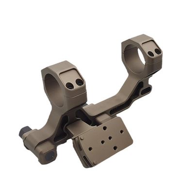 C/I Modular Scope Mount 1.93" Riflescope Mount with RMR Red Dot Sight Offset Base Mounts,Cantilever Dual Ring Picatinny Scope Mount,30mm Tube Ring,Tan