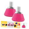 Abaodam 2pairs Roller Skate Toe Stoppers Replacement Toe Stops Brakes for Men Skating Accessories view 3