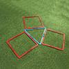 SUPVOX Multi-Function Portable Agility Rings for Football Training 6Pcs Square Speed Circles for Youth Soccer Agility and Footwork Exercises view 2