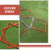 SUPVOX Multi-Function Portable Agility Rings for Football Training 6Pcs Square Speed Circles for Youth Soccer Agility and Footwork Exercises view 4