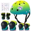 ETEETOW Adjustable Gradient Color Kids/Toddler Bike Helmet for 1-2-3-5-8-14 Years Boys Girls,Skateboard Helmet with Knee and Elbow Pads Wrist Guard Roller Skates,Cycling,Skating Scooter Longboard view 1