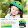 ETEETOW Adjustable Gradient Color Kids/Toddler Bike Helmet for 1-2-3-5-8-14 Years Boys Girls,Skateboard Helmet with Knee and Elbow Pads Wrist Guard Roller Skates,Cycling,Skating Scooter Longboard view 4