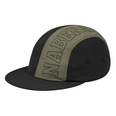 Clakllie Waterproof Short Brim Hat Flat Brim Baseball Cap Two-Tone Golf Dad Hat Breathable Workout Caps Sun Hat,Black