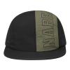 Clakllie Waterproof Short Brim Hat Flat Brim Baseball Cap Two-Tone Golf Dad Hat Breathable Workout Caps Sun Hat,Black view 3