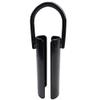 Srutueo 1.5 Inch Clamp,2 Sets Rope Climb Clasp Workout Rig Attachment Hook for Rope Climbing Gym Strength Training, Black view 3