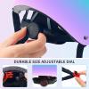 Adjustable Gradient Color Kids/Toddler Bike Helmet for 1-2-3-5-8-14 Years Boys Girls,Skateboard Helmet with Knee and Elbow Pads Wrist Guard Roller Skates,Cycling,Skating Scooter Longboard view 3