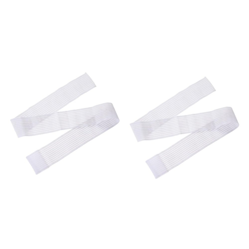 FOMIYES 2pcs Compression Sleeve for Men Women Elastic Thigh Support Bandage Sports Winding Strap Knee Braces for Knee Pain for Running Cycling Fitness