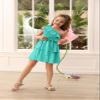 Danna Belle Girl Summer Dress Size 10-12 One Shoulder Green Party Flower Birthday Gifts Teen Girls view 3