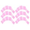 PATIKIL Silicone Swimming Gloves, 3 Pair Webbed Swim Gloves Finger Frog Type Water Resistance Gear Paddle Fins for Aquatic Training, Pink, S view 1