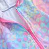 MAYUMMPY Kids Girl Swim Cover Up Swimsuit Zipper Beach Pool Bathing Suit Hoodie Dress Terry Coverup Swimwear (Pink2, 3-4 Years) view 2