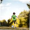 HANABASS 6pcs Durable Polyester Team Practice Vests Youth Sports Breathable Open-Sided Design for Soccer Basketball More Bright for Identification Green view 4