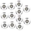 POPETPOP 12pcs Aluminum Alloy Bearing Pulley Wheel for Gym Equipment Easy to Install Fitness Pulley Accessories Practical Design for Load Bearing and Safe Exercise view 1
