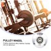 POPETPOP 12pcs Aluminum Alloy Bearing Pulley Wheel for Gym Equipment Easy to Install Fitness Pulley Accessories Practical Design for Load Bearing and Safe Exercise view 3