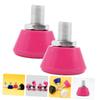 Abaodam 3pairs Professional Roller Skates Toe Stops Skate Guards Wear-Resistant Toe Caps for Accessories view 4
