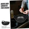 Cast Iron Stew Pot, round Black Non-stick Cooking Boiler view 2