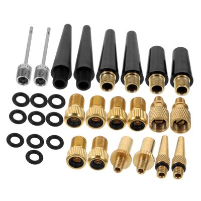 Balacoo Bike Pump Adapter 90 Pcs Inflator Nozzle Plastic Pump Accessories Gas Needle Tire Pump Adapter, 12X6.5X2.6CMx3pcs, As Shownx3pcs, UA45HB2HW6194C707SH9EFT