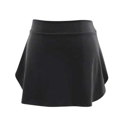 HGps8w Women Girls Ballet Skirt Solid Color High Waisted Side Split Mini Skirts for Dancing Gymnastics Training