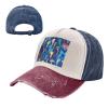 Colored Jellyfish Fashion Retro Baseball Caps,Casual Baseball Caps,Cowboy Hats,Embrace Fashion and Function view 2