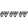 balacoo 6pcs Quick Release Carbon Fiber Water Bottle Holder for Cycling Lightweight Design Easy to Install for Outdoor Activities