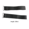 B Baosity 2X Exercise Bike Pedal Straps Rowing Machine Pedal Straps Universal Adjustable Leg Training for Fitness Equipment Accessories, 48cm, Black view 4