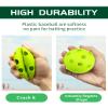 Tarutaru 20 Pack Plastic Practice Balls for Baseball & Softball - Soft Ball for Baseballs Hitting, Pitching, Batting Training, Lightweight Hollow Limited Flight Indoor & Outdoor Sport Diameter 2.83in view 2