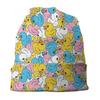 Chemo Headwear Beanie Hat Bandana for Women Man Hat Turban Headwrap Scarf Fully Lined Rubber Duck Mutli, Purple, 5 7/8-6 1/8 view 3
