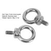 1 Pair Kayak Screw Track,Kayak Track Mount Tie Down Eyelet Stainless Steel Kayak Track Mount Tie Down Eyelet Rail for Kayak Canoe Boat Bungee Cord view 4