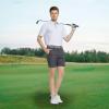 M MAELREG Polo Shirts for Men Quick Dry Fit Short Sleeve Performance Moisture Wicking Print Mens Golf Shirts view 2