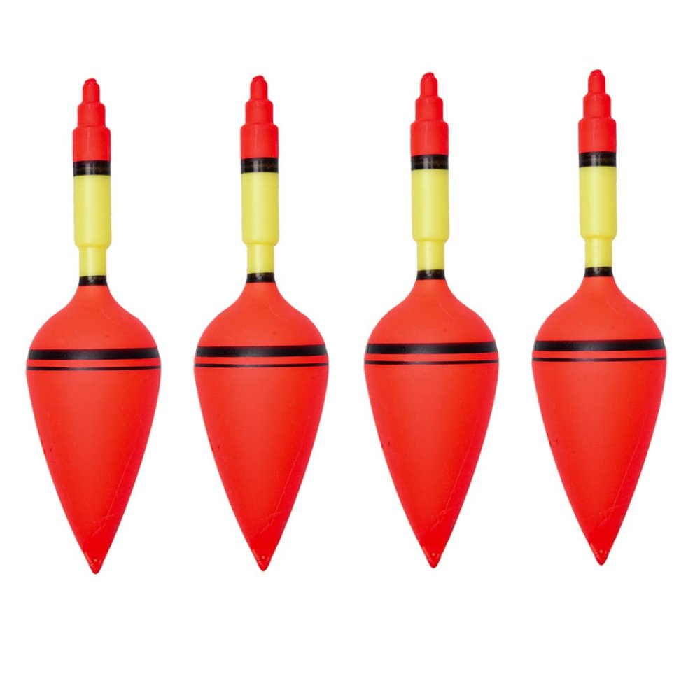 Mipcase Large Sea Fishing Float Plastic Buoy Oval Shape Float Stops for Fishing Freshwater Tackle Kit