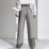 Sweatpants Women High Waisted Wide Leg Pants Baggy Casual Cargo Sweatpants Athletic Trouser Workout Jogger with Pockets view 4