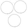 balacoo 3pcs Fishing Net Supplies Dip Nets Ring Stainless Steel Material Easy to Use Store view 1