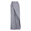HGps8w Asymmetrical Dress Pants for Women High Waisted Chic Irregular Tailored Design Business Casual Long Work Trousers view 4
