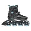 Rollerblade RB 80 Women's Urban Inline Skate, Black and Light Blue view 2