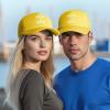 NineFit Basics Fishing Master Baiter Hat Adjustable Funny Mesh Baseball Cap Summer Trucker Hat Men Women Yellow view 4