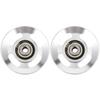 balacoo Gym Pulley Wheel 3.46 Inch Aluminum Alloy Bearing Cable Accessories 2 Pack Universal Replacement for Exercise Machine Fitness Equipment