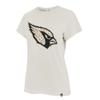 47 Women's Cream Arizona Cardinals Panthera Frankie T-Shirt view 2