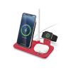 SOAR NHL 4-in-1 Wireless Charging Docking Station: Fast Charge for iPhone, Apple Watch, Air Pods & Apple Pencil, Carolina Hurricanes view 2