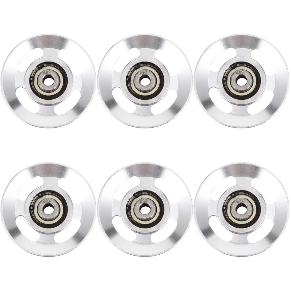 balacoo Heavy Duty Pulley Wheel for Gym Equipment Smooth Aluminum Cable Pulley Replacement for Home Exercise Machines Durable Fitness Attachment 3.46X4.72 Inch