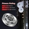 balacoo Heavy Duty Pulley Wheel for Gym Equipment Smooth Aluminum Cable Pulley Replacement for Home Exercise Machines Durable Fitness Attachment 3.46X4.72 Inch view 2