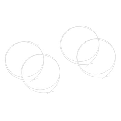 SUPVOX 6pcs Basketball Goal Net Threading String Frame Netting Fixing Cord Longevity Hoop Net Rope