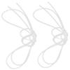 SUPVOX 6pcs Basketball Goal Net Threading String Frame Netting Fixing Cord Longevity Hoop Net Rope view 4