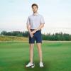 M MAELREG Polo Shirts for Men Quick Dry Fit Short Sleeve Performance Moisture Wicking Print Mens Golf Shirts view 2