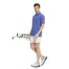 M MAELREG Mens Golf Shirt Short Sleeve Dry Fit Print Moisture Wicking Performance Patterns Collared Polo Shirt view 3