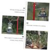 Outanaya Outdoor Folding Aluminum Lantern Stand for Camping Picnic Hiking Stable Light Pole for Table Use Supports Tables up to Thick for Travel and Beach Activities view 4
