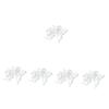 LIOOBO 5sets Inflatable Yoga Ball Air Plug Pin Air Stopper Ball Plug Exercise Ball Hand Pump White for Daily Use 50pcs*5 view 1