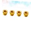 balacoo Bycicles 8 Pcs Aluminium Alloy Screw Bike Rack Screws Replacement Screw Brakes Post Mount Screws Brake Screw Decorate Bicycle Mountain Bike Brake Parts Fixie Bike Plug Fold M10, Goldenx2pcs view 4